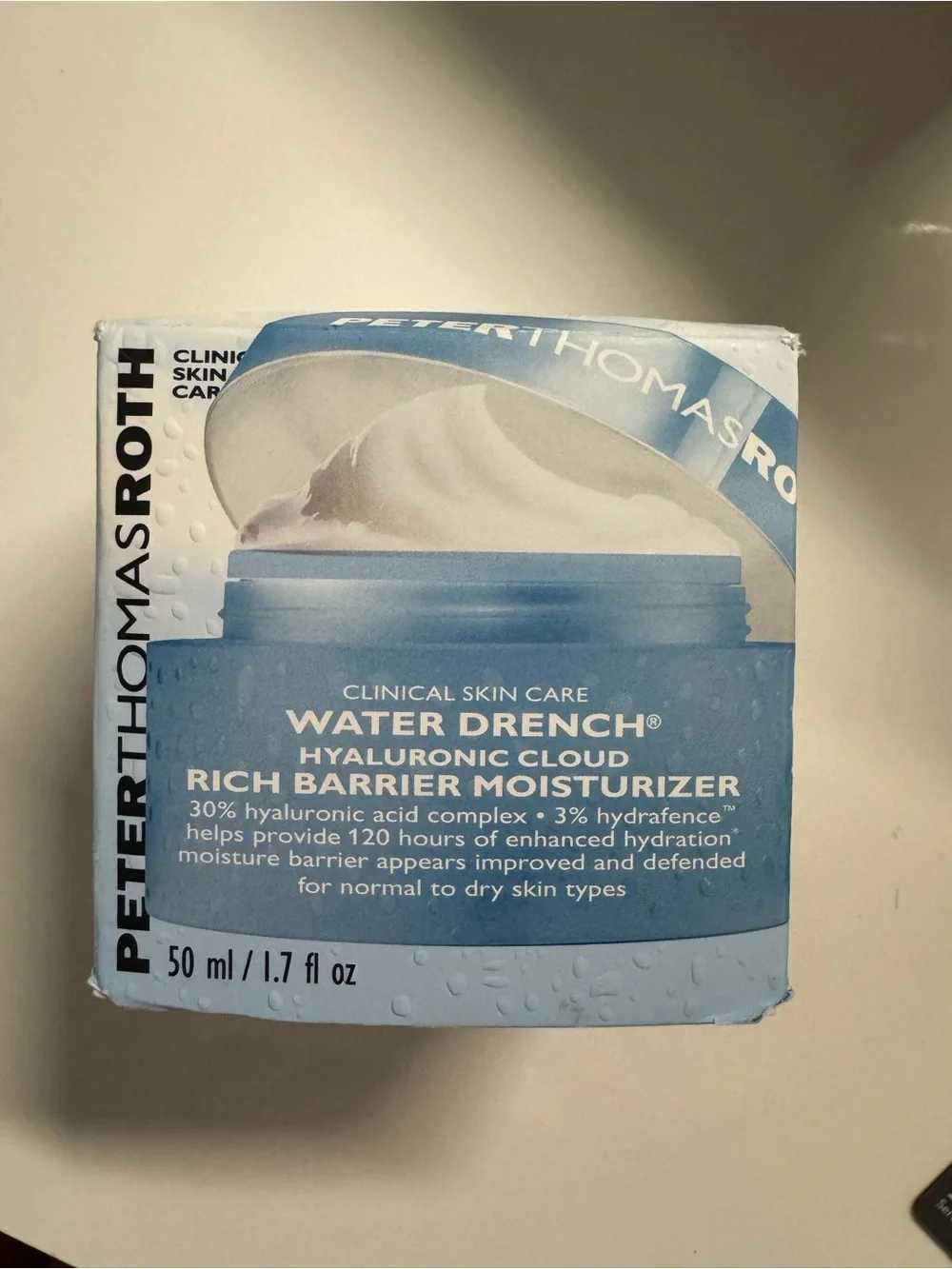 Peter Thomas Roth Water Drench Hyaluronic Cloud Rich Barrier Moisturizer - Blue